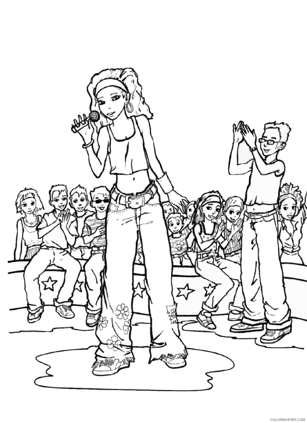 Rock Star Coloring Pages rock_star_coloring_18 Printable 2021 5101 Coloring4free