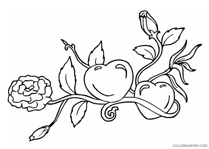 Rose and Heart Coloring Pages Hearts and roses 2 Printable 2021 5115 Coloring4free