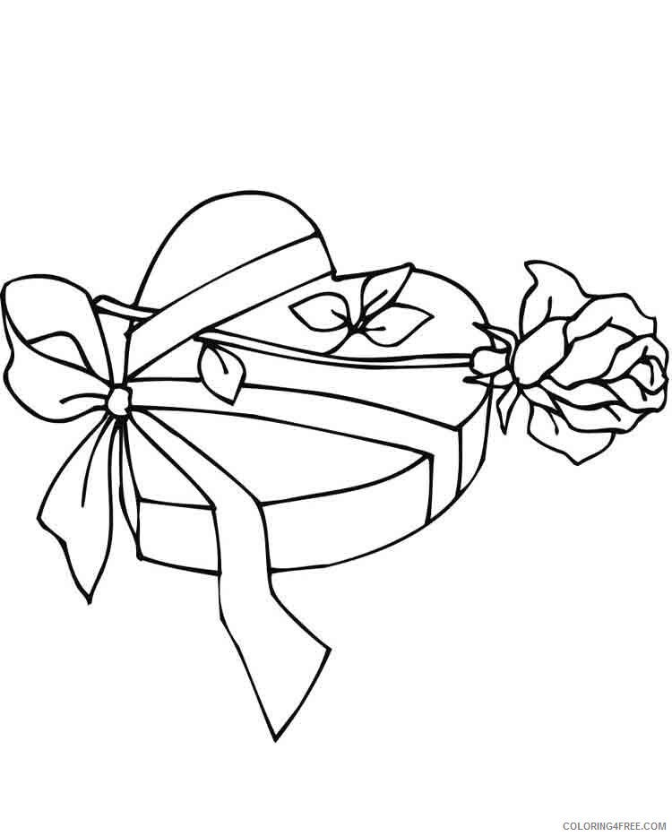 Rose and Heart Coloring Pages heart 12 Printable 2021 5110 Coloring4free