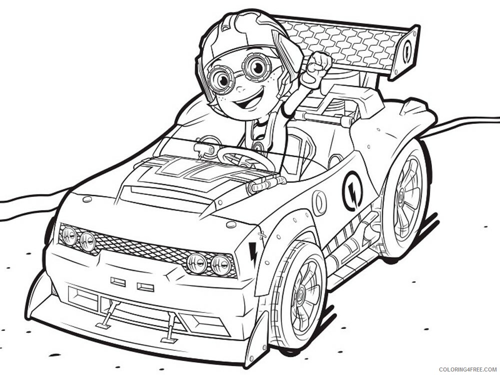 Rusty Rivets Coloring Pages Rusty Rivets 11 Printable 2021 5151 Coloring4free