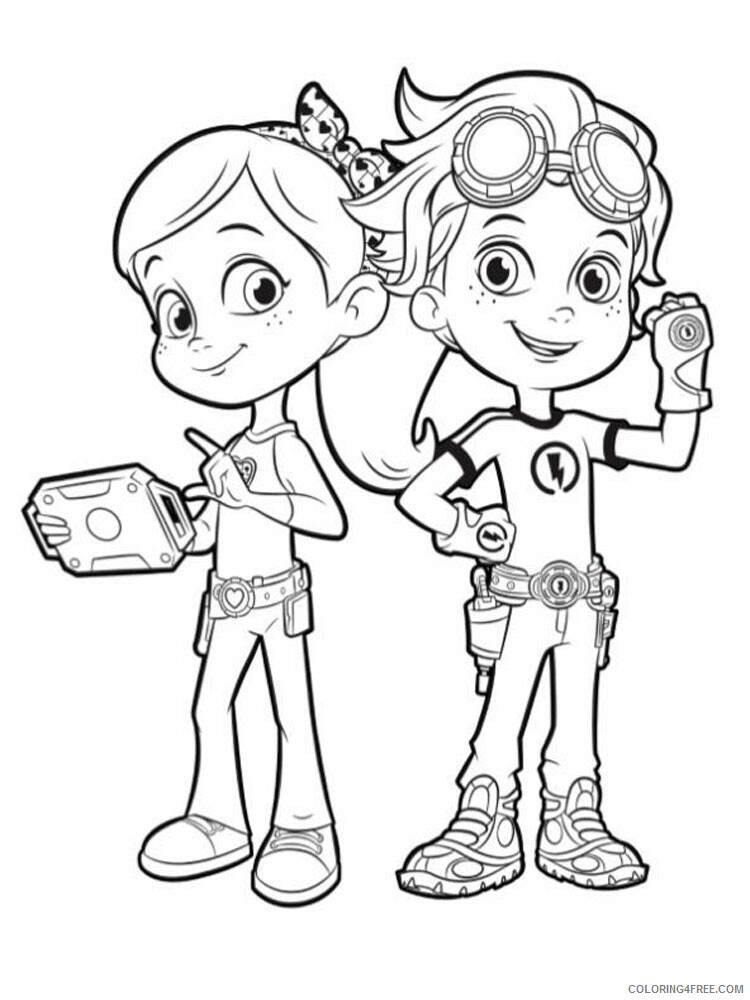 Rusty Rivets Coloring Pages Rusty Rivets 3 Printable 2021 5154 Coloring4free