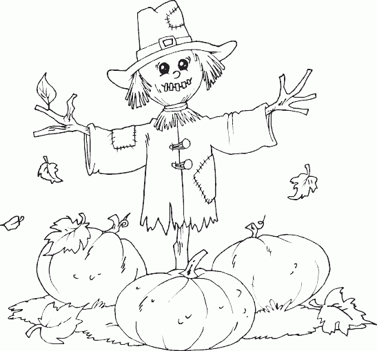 Scarecrow Coloring Pages Printable Scarecrow Printable 2021 5219 Coloring4free