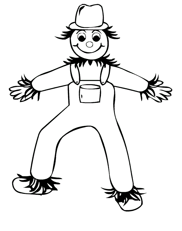 Scarecrow Coloring Pages Scarecrow Images Printable 2021 5227 Coloring4free