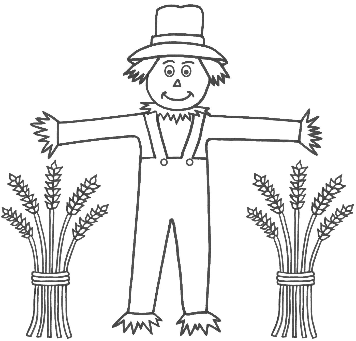 Scarecrow Coloring Pages Scarecrow Printable 2021 5224 Coloring4free