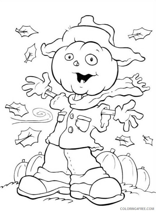 Scarecrow Coloring Pages Scarecrow Sheets Free Printable 2021 5233 Coloring4free