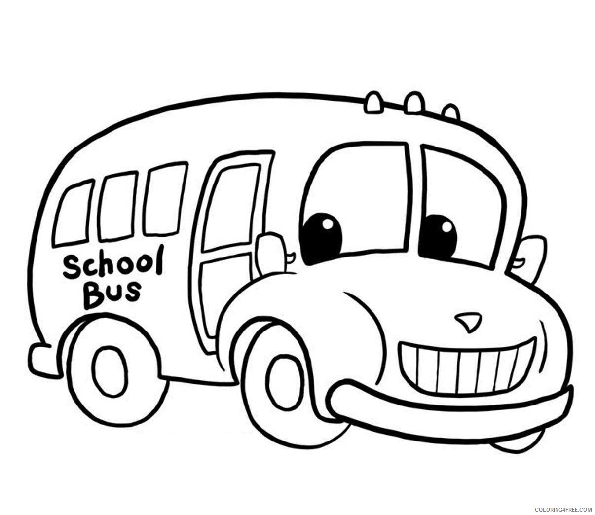 School Bus Coloring Pages 1543543999_cartoon school bus Printable 2021 5266 Coloring4free