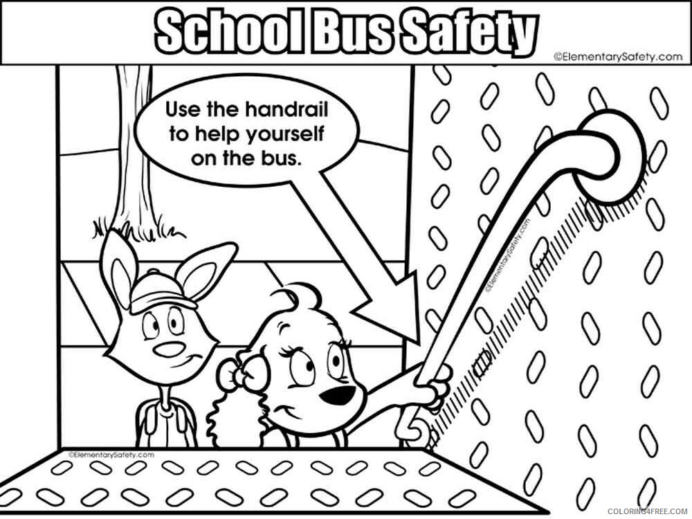 School Bus Coloring Pages educational school bus safety 2 Printable 2021 5269 Coloring4free
