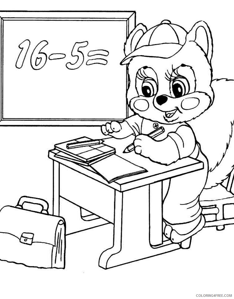 School Coloring Pages school 3 Printable 2021 5258 Coloring4free