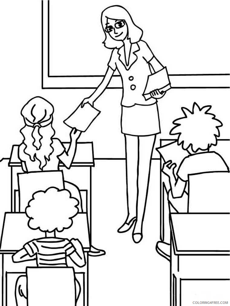School Coloring Pages school 4 Printable 2021 5259 Coloring4free