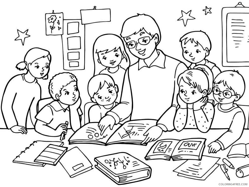 School Coloring Pages school 9 Printable 2021 5264 Coloring4free