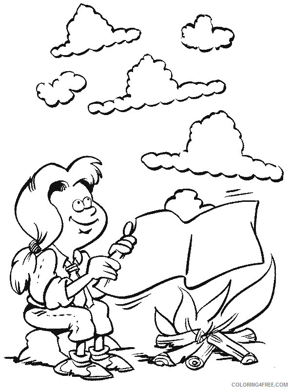 Scout Coloring Pages scouting IZrRm Printable 2021 5296 Coloring4free