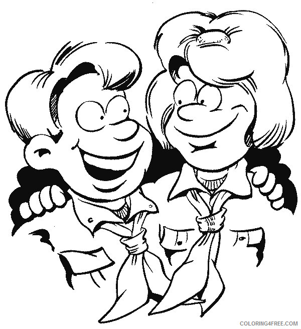 Scout Coloring Pages scouting lDFyj Printable 2021 5298 Coloring4free