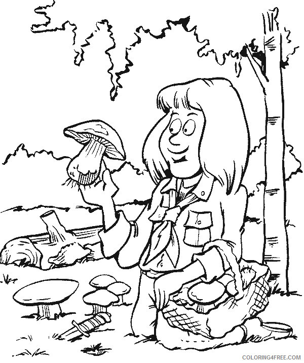 Scout Coloring Pages scouting nvcGl Printable 2021 5301 Coloring4free