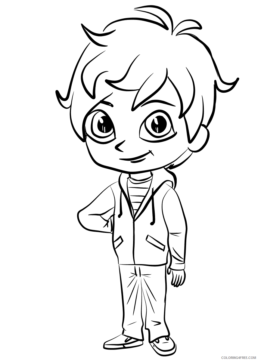 Shimmer and Shine Coloring Pages zac from shimmer and shine Printable 2021 5374 Coloring4free