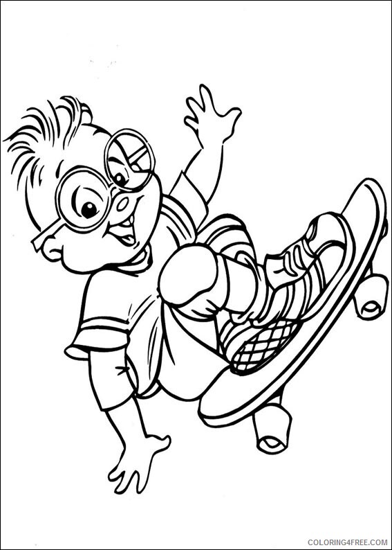 Skateboarding Coloring Pages 1533353818_simon skateboarding a4 Printable 2021 5418 Coloring4free