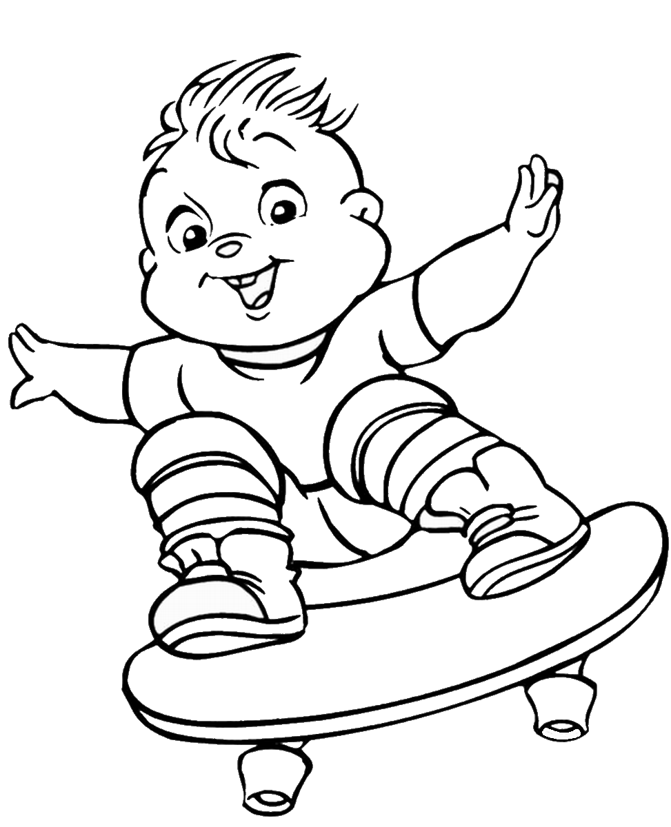 Skateboarding Coloring Pages skateboard_coloring10 Printable 2021 5424 Coloring4free