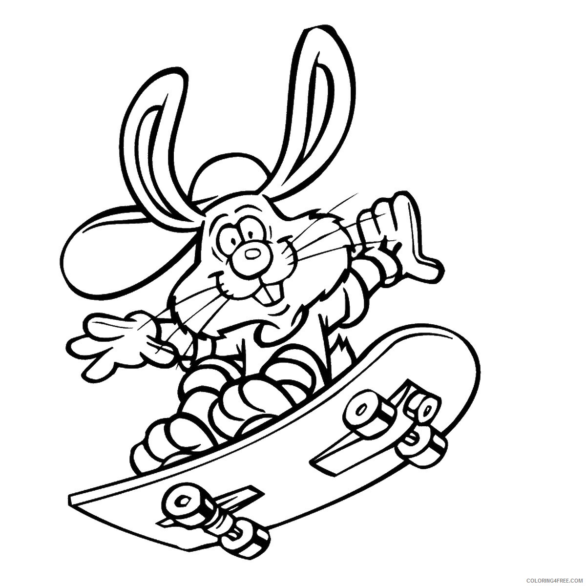 Skateboarding Coloring Pages skateboard_coloring16 Printable 2021 5426 Coloring4free