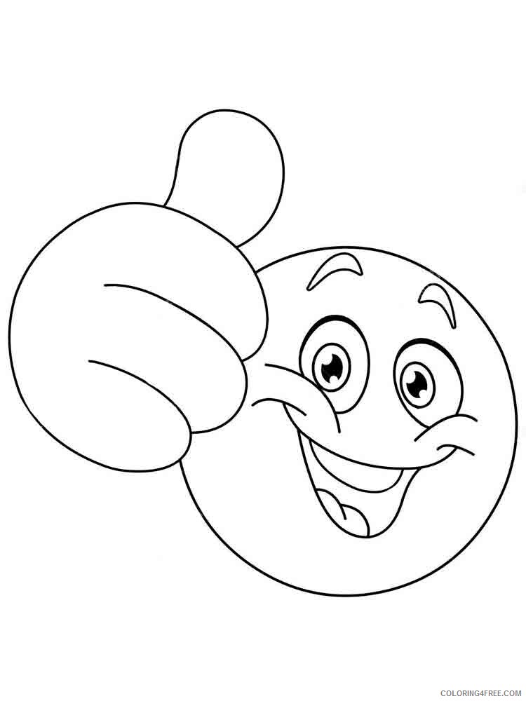 Smiley Face Coloring Pages Smiley Face 4 Printable 2021 5470 Coloring4free
