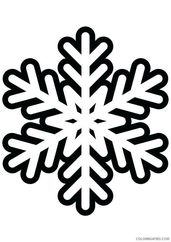 Snowflake Coloring Pages Printable Snowflake Printable 2021 5493 Coloring4free