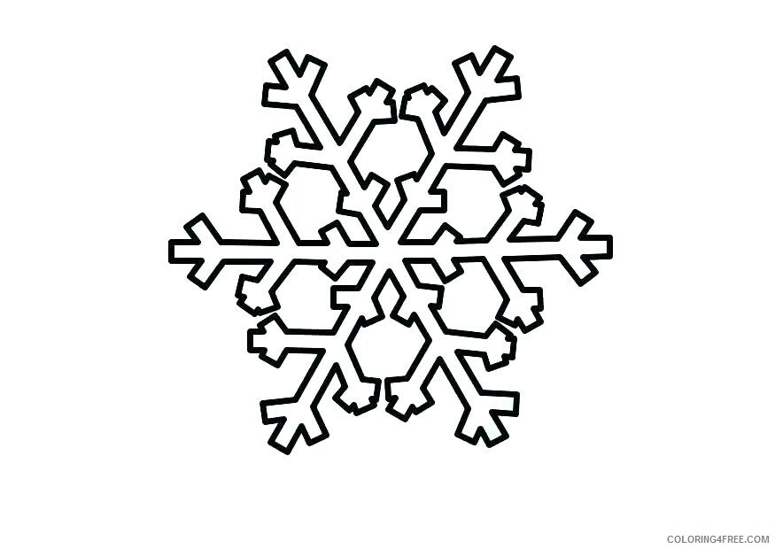 Snowflake Coloring Pages Printable Snowflake Printable 2021 5494 Coloring4free