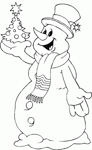 Snowman Coloring Pages Snowman to Print Printable 2021 5605 Coloring4free