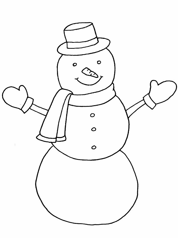 Snowman Coloring Pages snowman5 Printable 2021 5576 Coloring4free