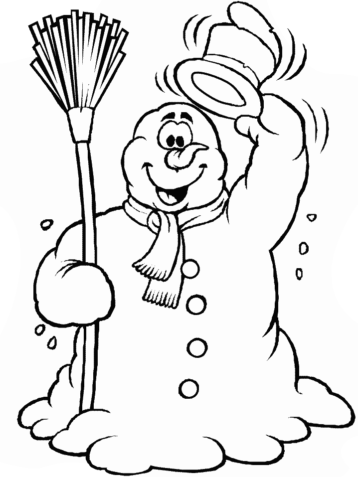 Snowman Coloring Pages snowman6 Printable 2021 5577 Coloring4free
