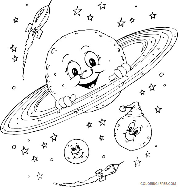 Space Coloring Pages Outer Space Free Printable 2021 5633 Coloring4free