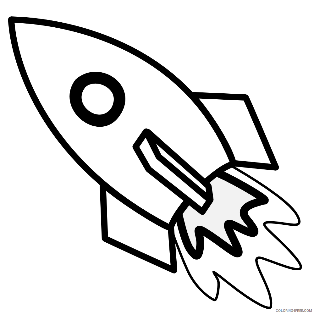 Space Coloring Pages Space Rocket Printable 2021 5687 Coloring4free