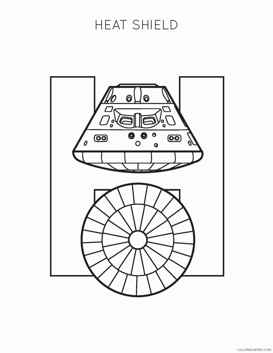 Space Coloring Pages space race alphabet h Printable 2021 5666 Coloring4free
