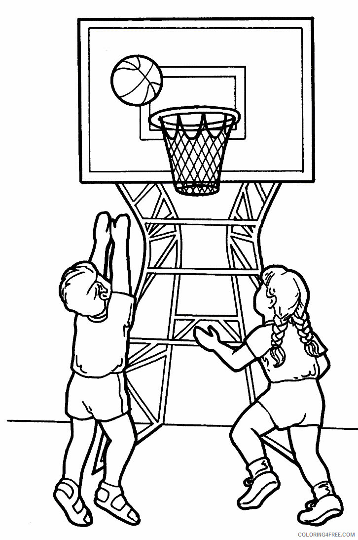 Sports Coloring Pages Kids Sports Printable 2021 5770 Coloring4free