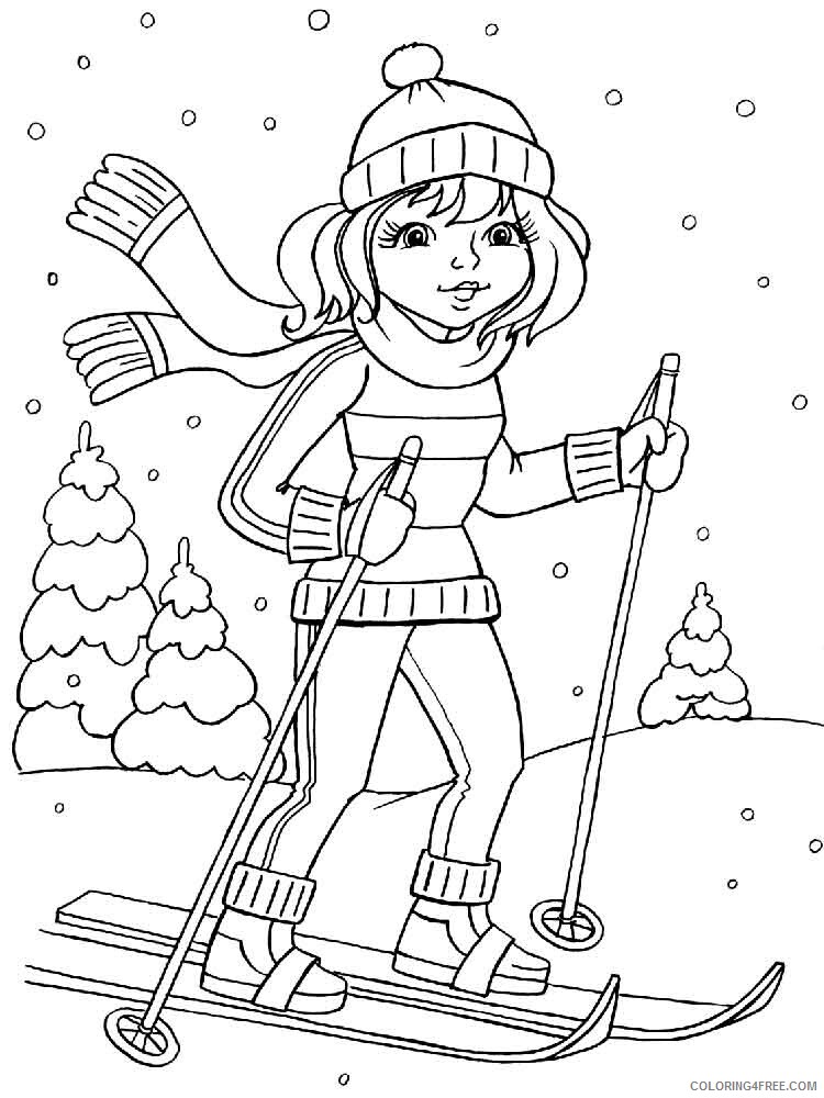 Sports Coloring Pages Sports 17 Printable 2021 5813 Coloring4free