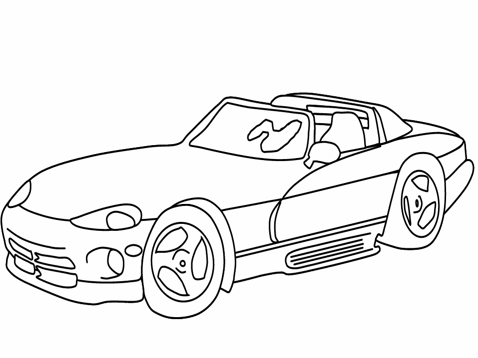 Sports Coloring Pages Sports Car Printable 2021 5810 Coloring4free