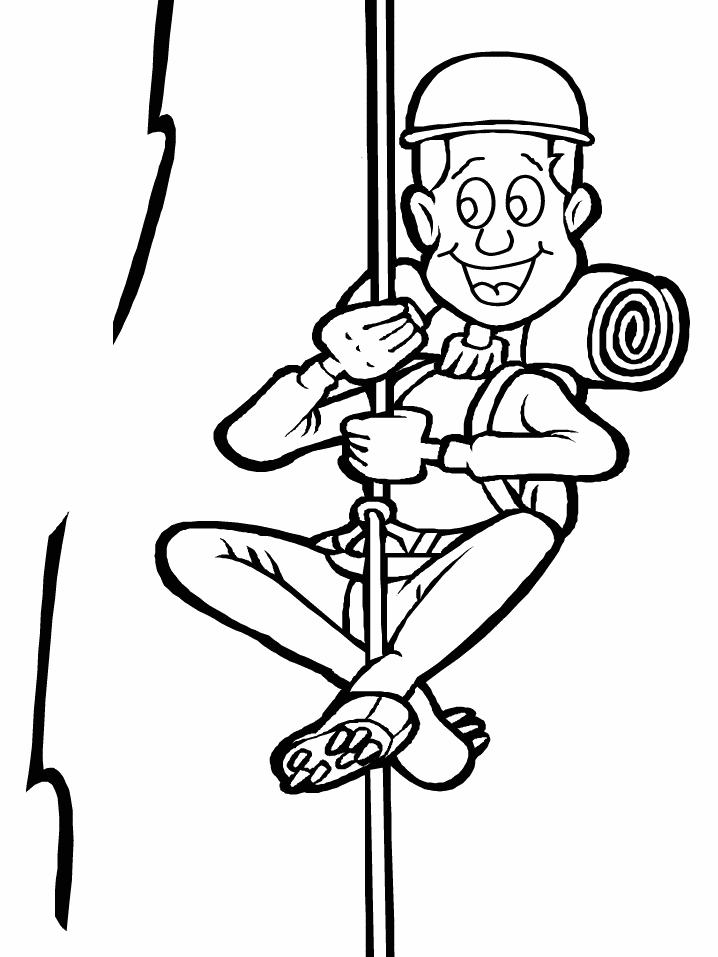 Sports Coloring Pages climber Printable 2021 5742 Coloring4free