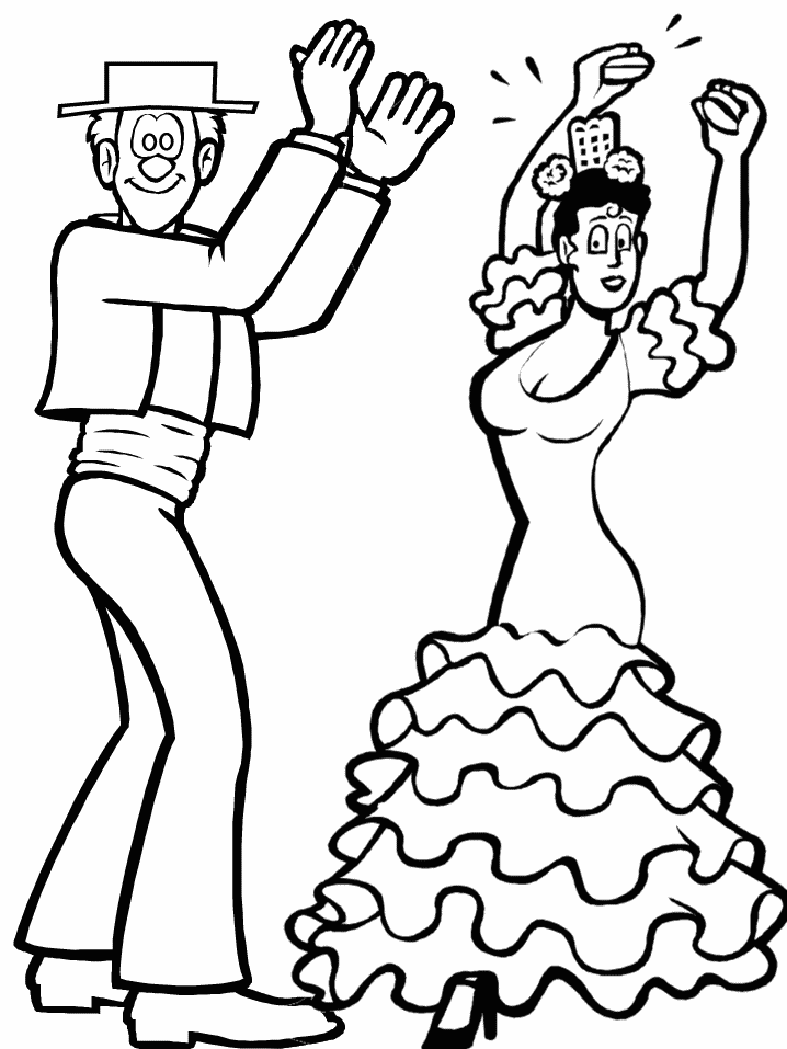 Sports Coloring Pages dancing 4 Printable 2021 5750 Coloring4free