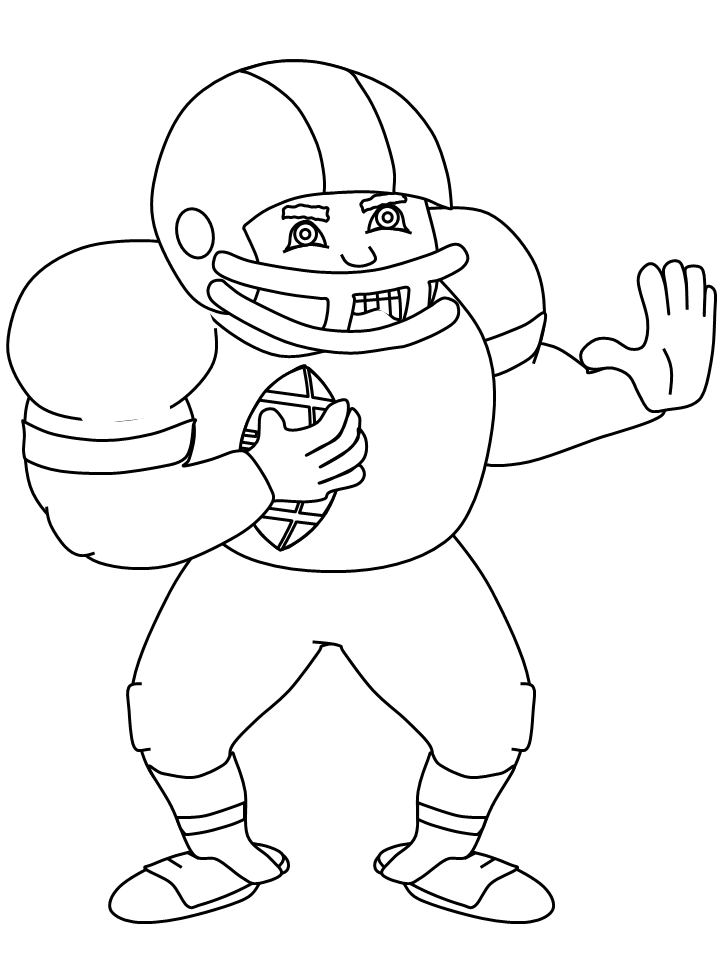 Sports Coloring Pages football11 Printable 2021 5754 Coloring4free