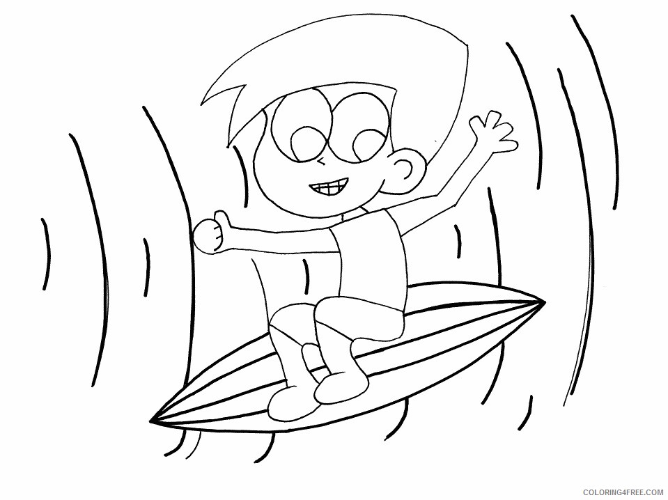 Sports Coloring Pages surfing Printable 2021 5832 Coloring4free