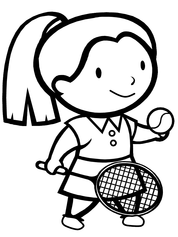 Sports Coloring Pages tennis2 Printable 2021 5833 Coloring4free