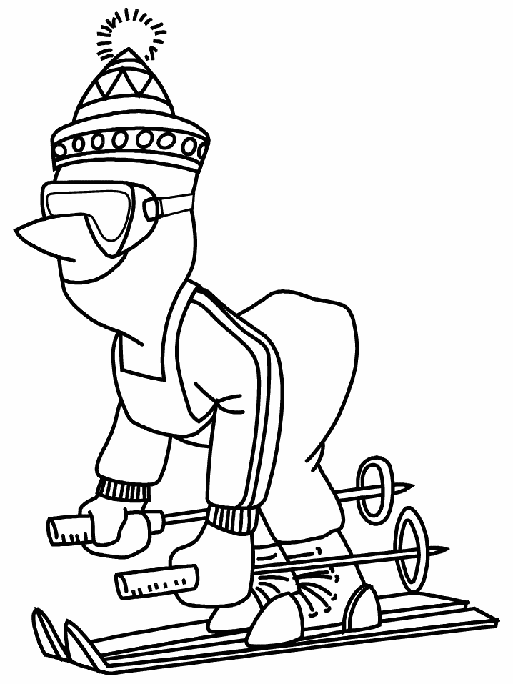 Sports Coloring Pages winter 1 Printable 2021 5844 Coloring4free