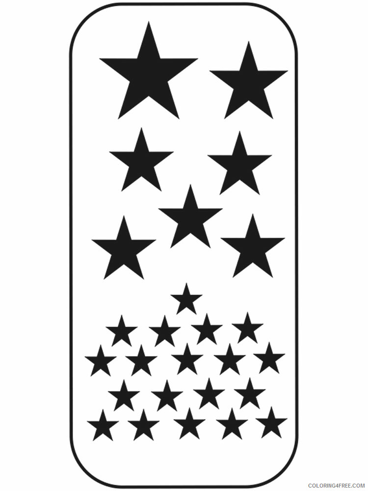 Star Coloring Pages star stencils 10 Printable 2021 5895 Coloring4free