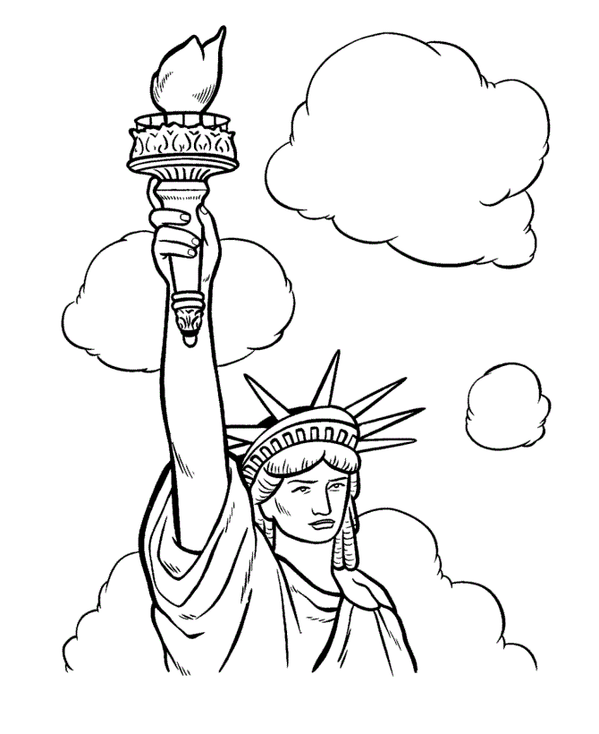 Statue of Liberty Coloring Pages Statue of Liberty Printable 2021 5905 Coloring4free