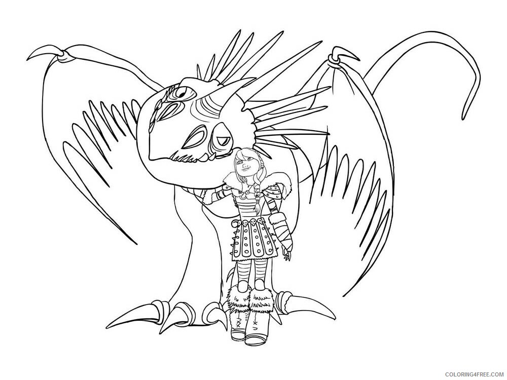 Stormfly Coloring Pages Stormfly 2 Printable 2021 5913 Coloring4free