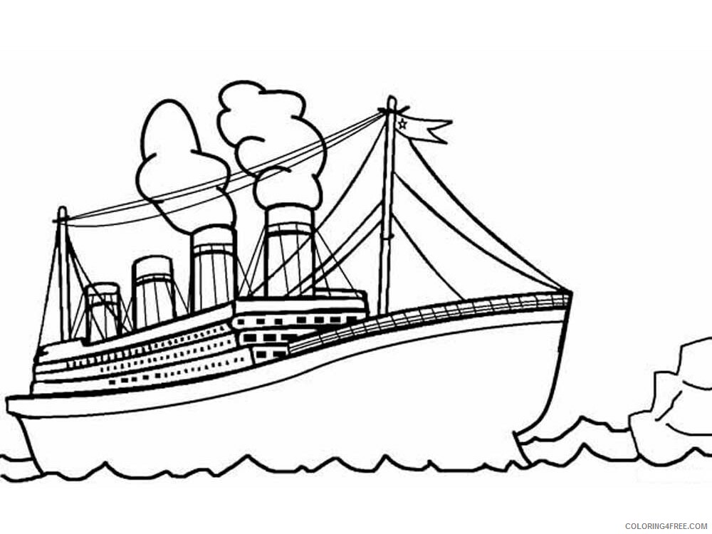 Titanic Coloring Pages Titanic 2 Printable 2021 5967 Coloring4free