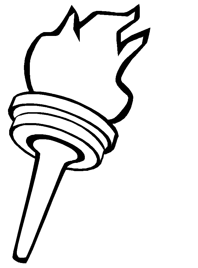 Torch Coloring Pages bpostertorch3 Printable 2021 5975 Coloring4free