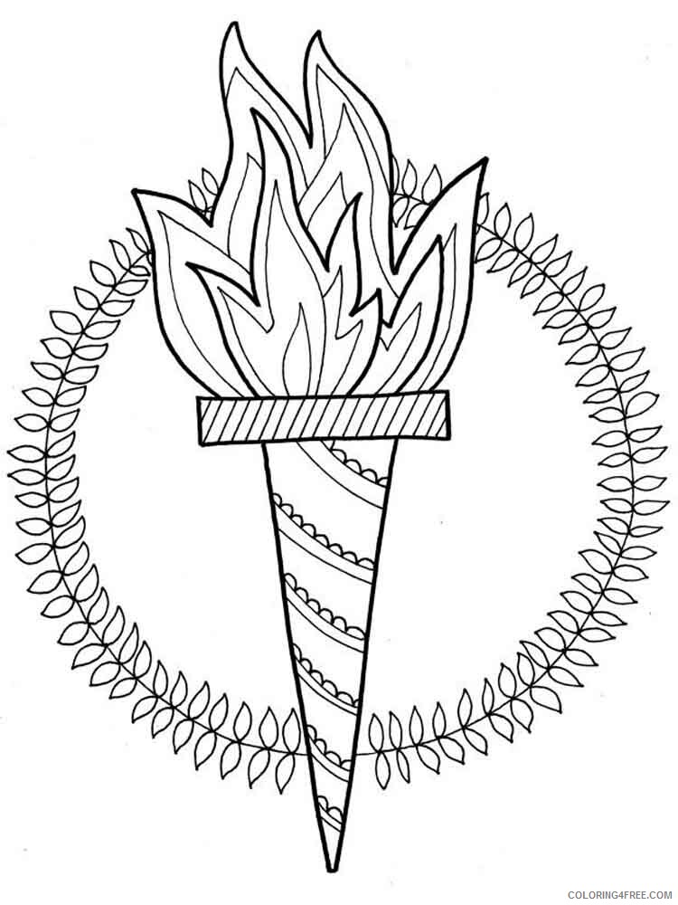 Torch Coloring Pages torch 2 Printable 2021 5976 Coloring4free