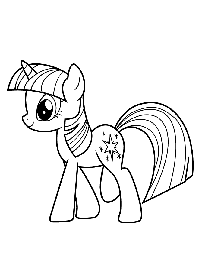 Twilight Sparkle Coloring Pages Twilight Sparkle Printable 2021 5988 Coloring4free
