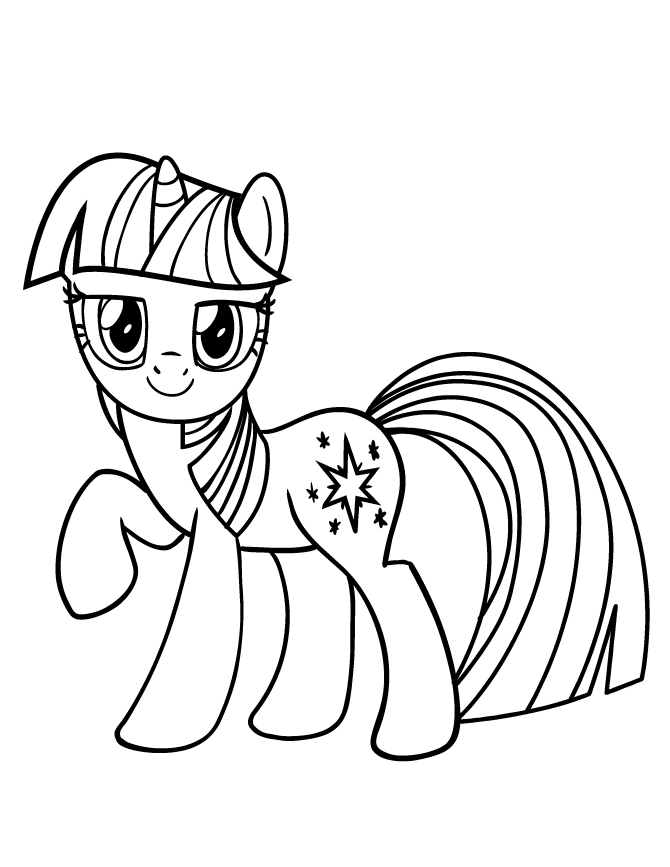 Twilight Sparkle Coloring Pages Twilight Sparkle Printable 2021 5999 Coloring4free
