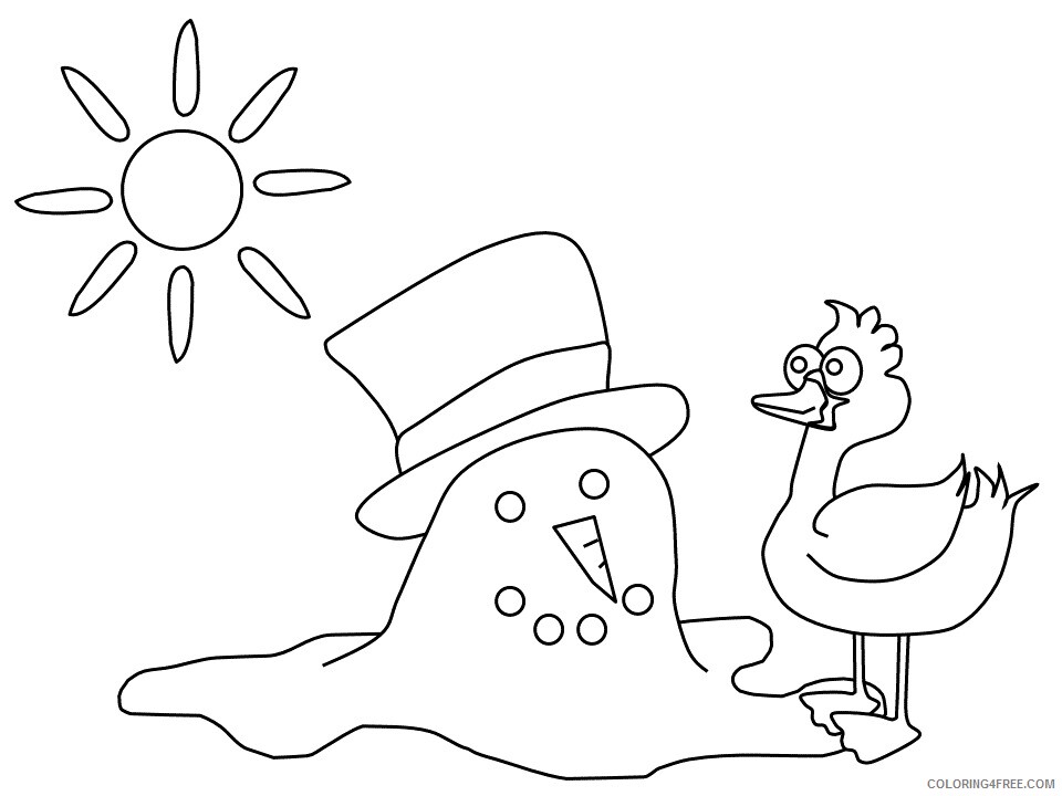 Ugly Duckling Coloring Pages 7 Printable 2021 6010 Coloring4free
