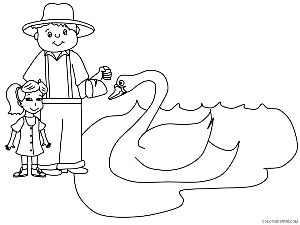 Ugly Duckling Coloring Pages 8 Printable 2021 6011 Coloring4free