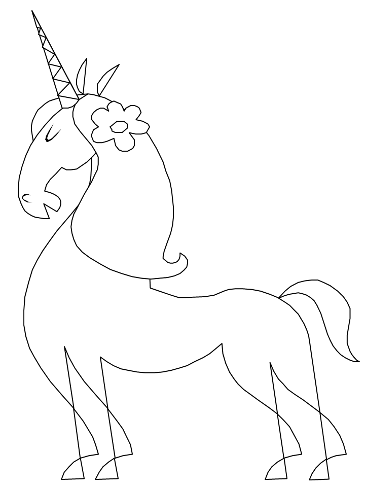 Unicorn Coloring Pages 19 Printable 2021 6015 Coloring4free